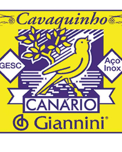 Detalhes do produto ENCORDOAMENTO GIANNINI CANÁRIO CAVAQUINHO